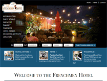 Tablet Screenshot of frenchmenhotel.com